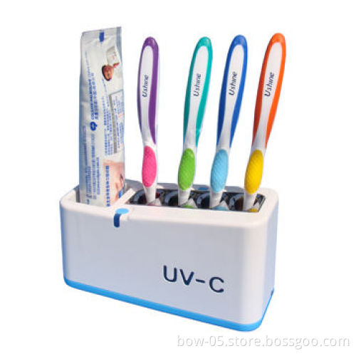 Portable high-end ultraviolet radiation sterilization home toothbrush case